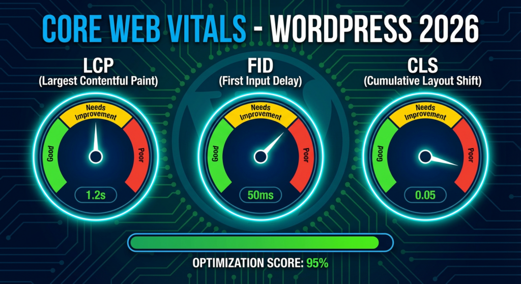 Core Web Vitals 2026 : Guide Optimisation Complet LCP INP CLS